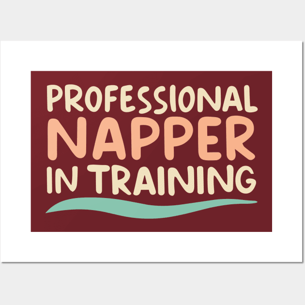 Professional Napper in Training Wall Art by Nuria the Cat